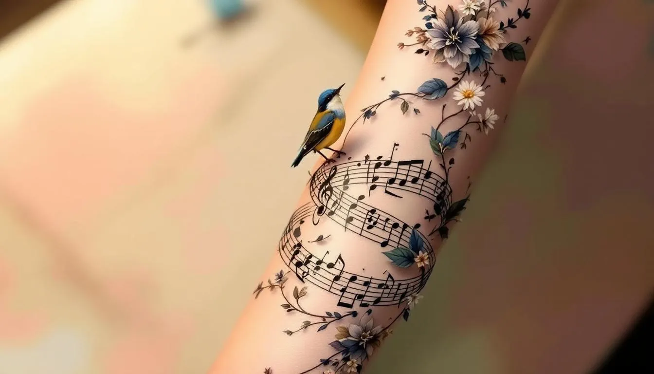 Designing a Meaningful and Accurate Sheet Music Tattoo