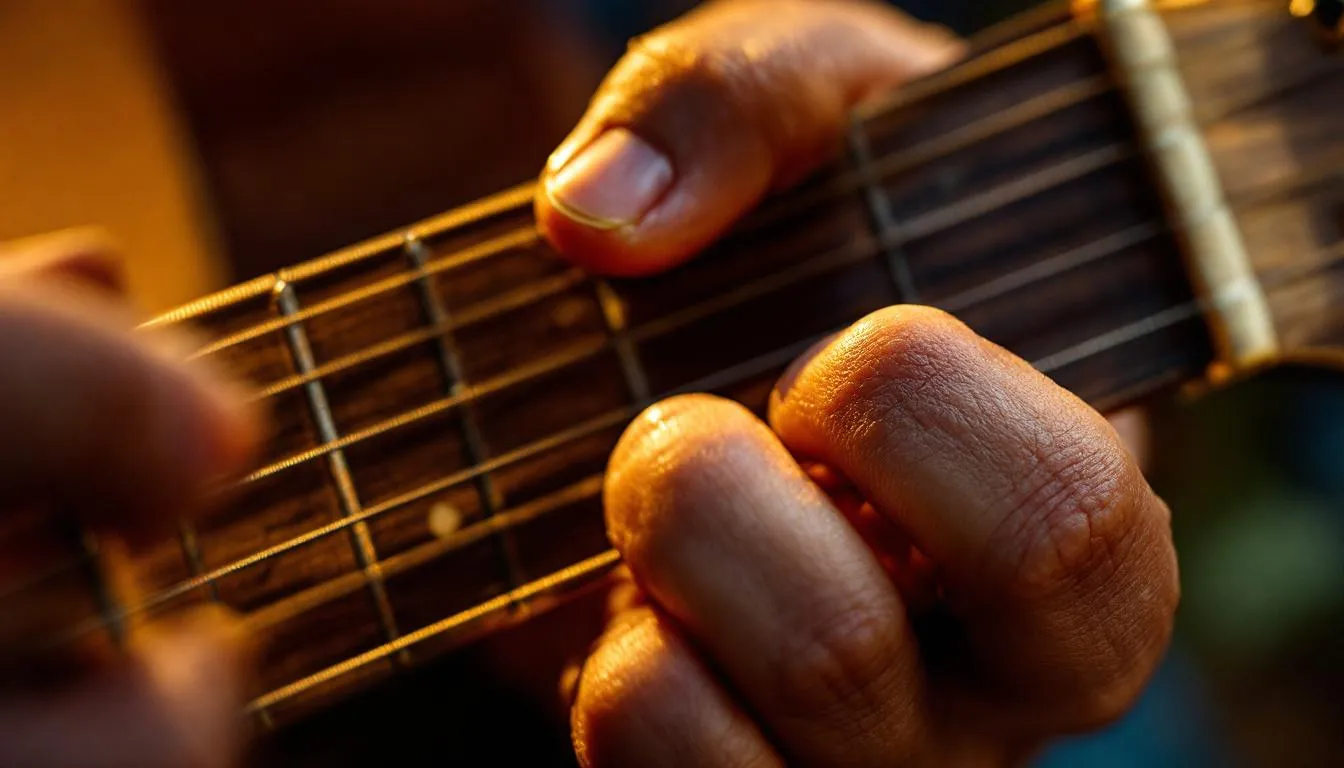 What Does 'C with 5ª' Mean in Guitar Notation?